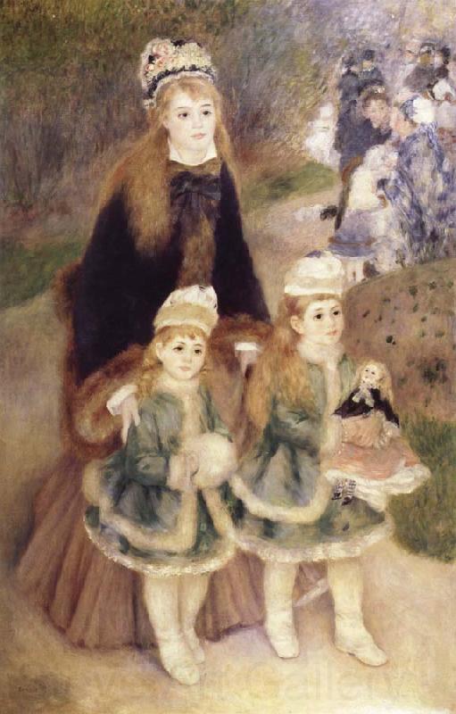 Pierre-Auguste Renoir Mother and Children Spain oil painting art